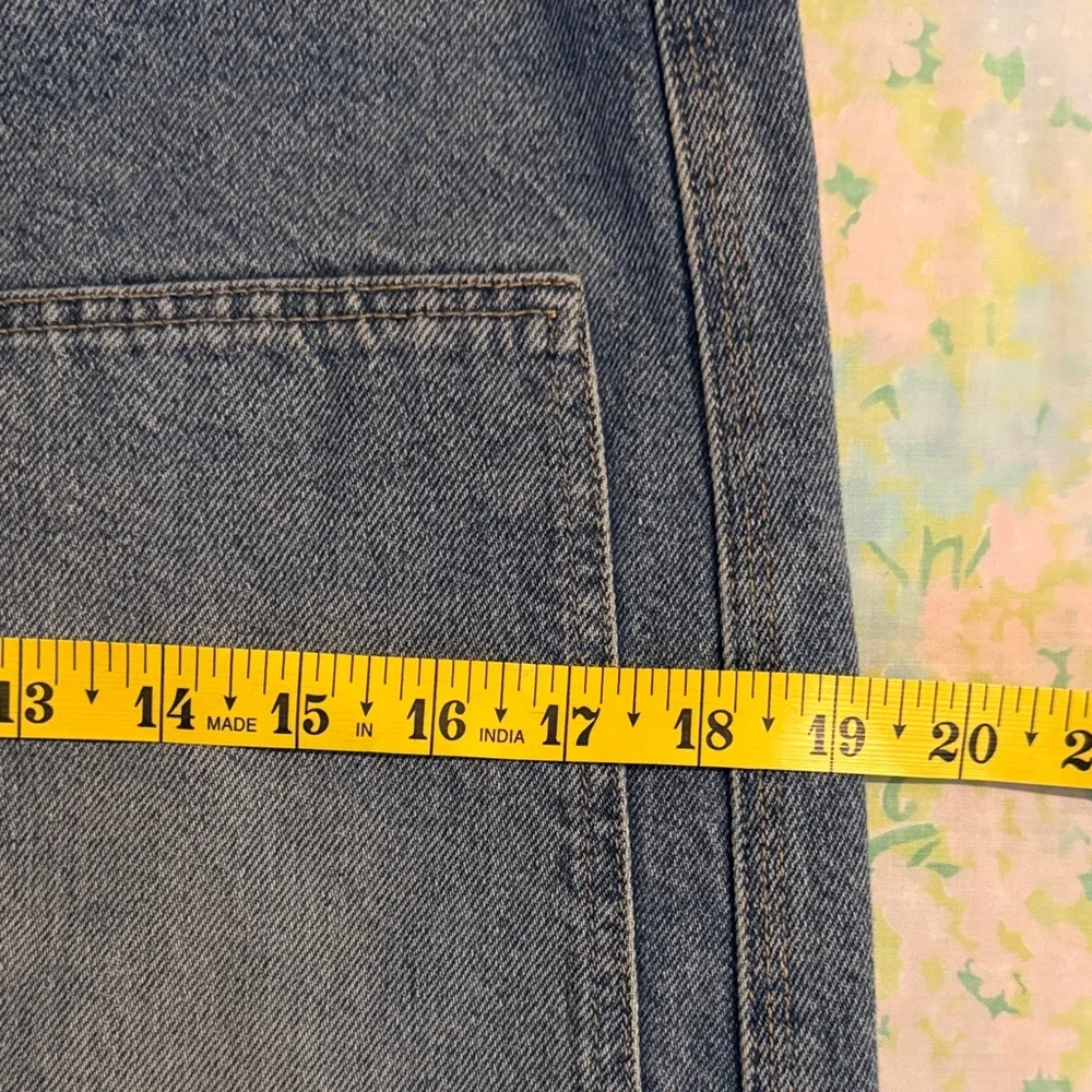 Mango / MNG‎ | Slit Denim Midi Skirt Size Small Y2K 90s Cotton Five Pockets
